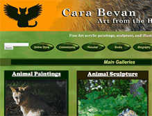 Tablet Screenshot of carabevan.com